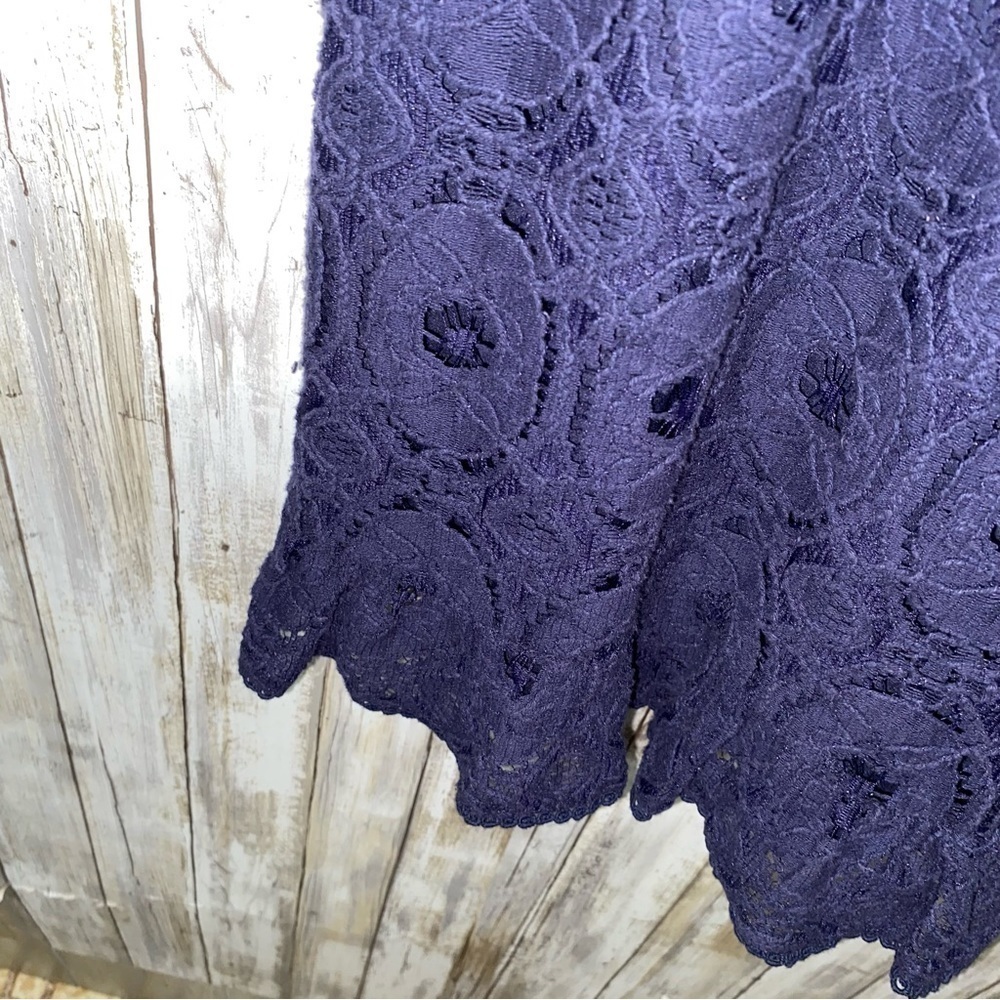 Betsy Johnson Navy Lace Strappy Dress Medium - Picture 4 of 7